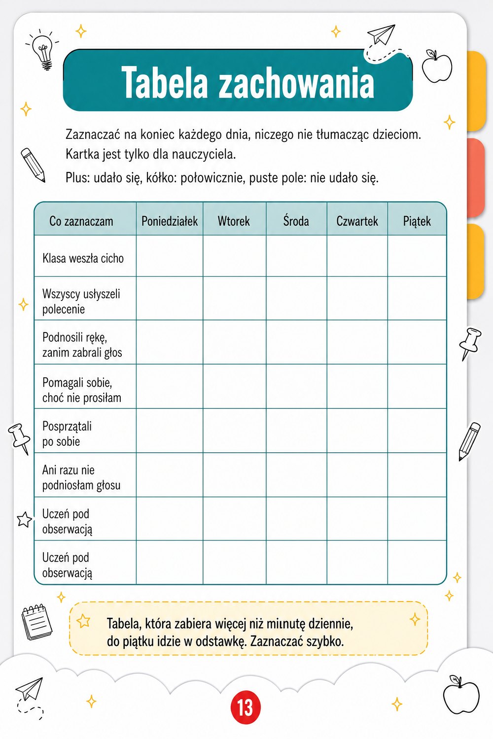 Planer tygodniowy — strona 4